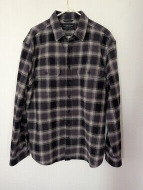 Thursday Boot Co. Summit Flannel Shirt Plaid Button Up Men's XL Pre Owned